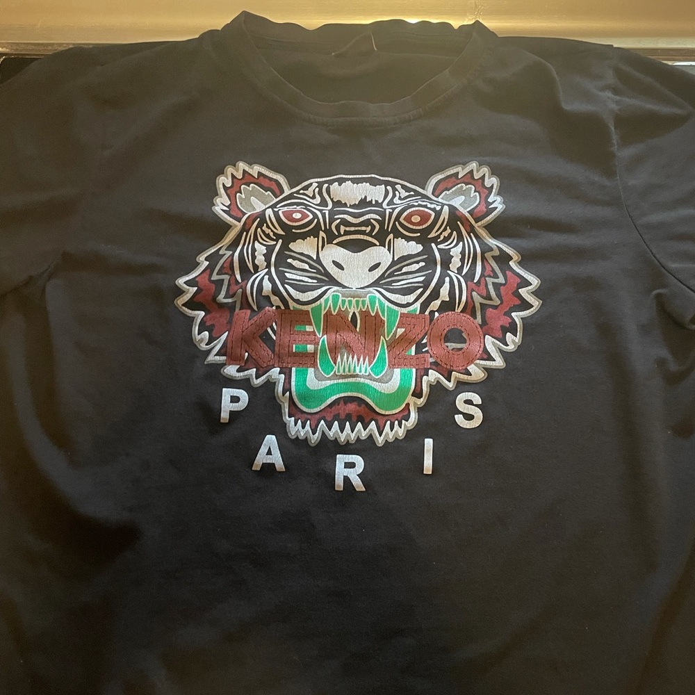Kenzo black tiger shirt